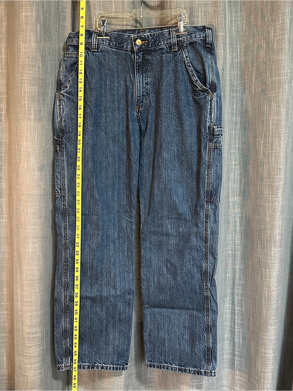 Carhartt Men's Straight Leg Blue Work Jeans